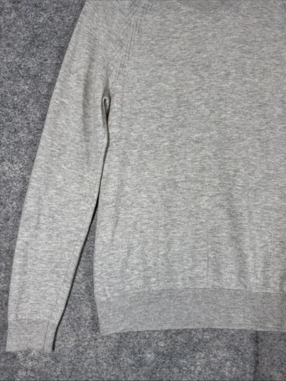 Majestic Filatures Cashmere Sweater Gray Size 2 Quiet Luxury Soft Knit